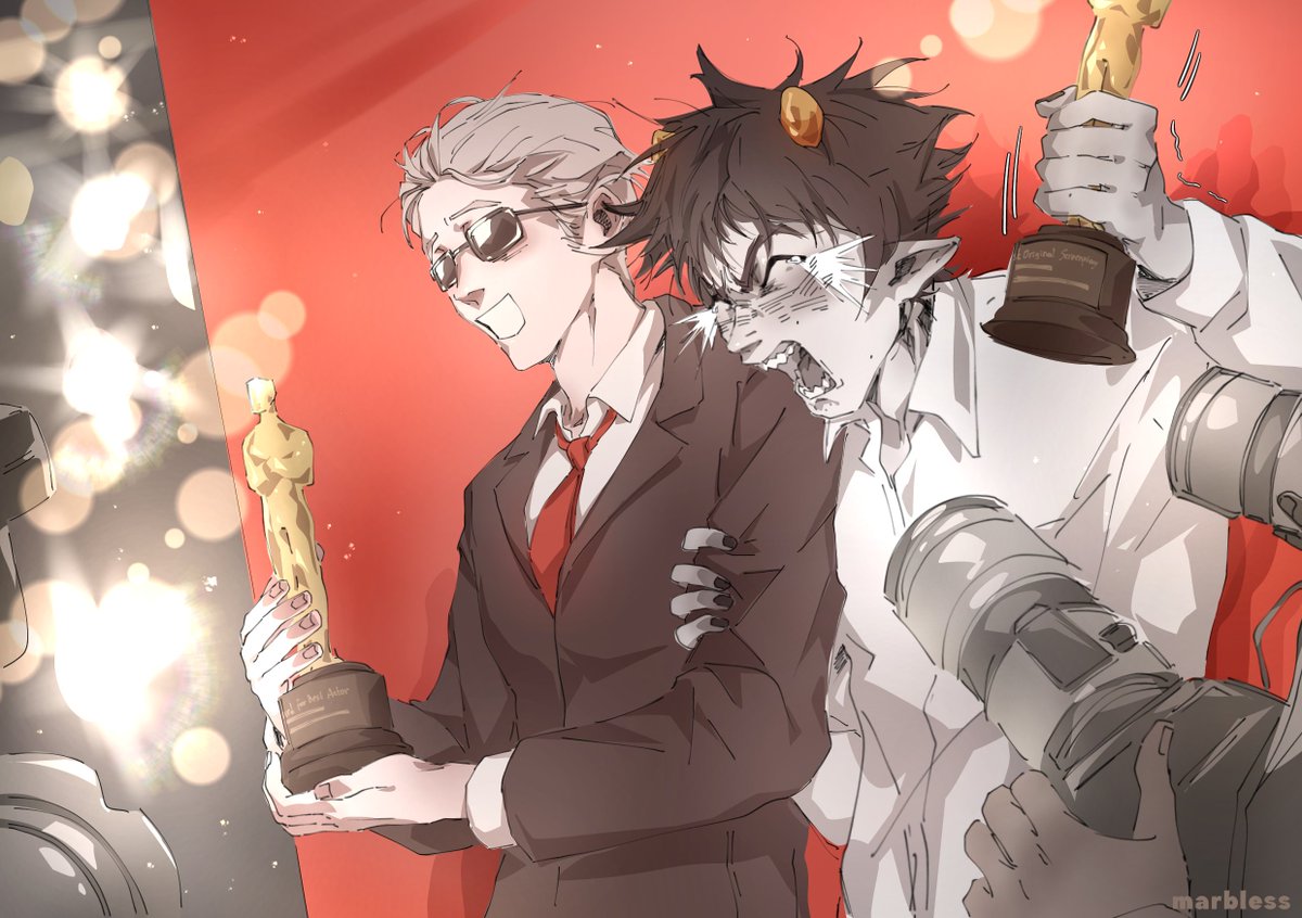 marblesssed's tweet photo. #davekatweek - Day 1: FANATIC #davekatweek2026 @davekatweek
#davekat #dave #karkat
Filmmaking AU https://t.co/I1aCCVEkui