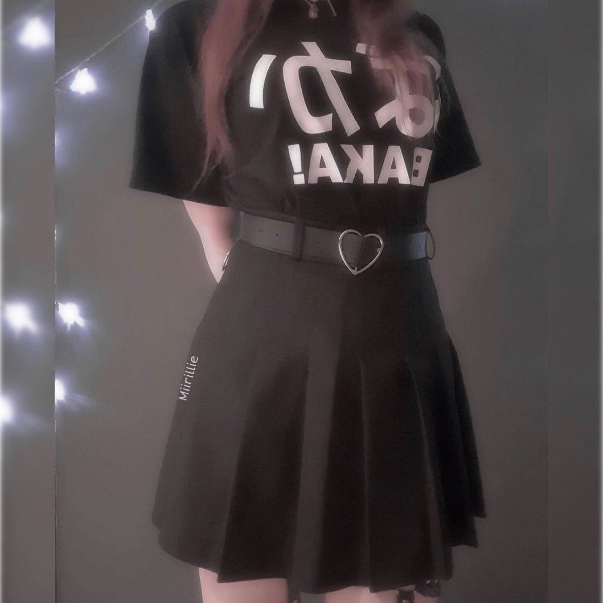 miirillie's tweet photo. B-bakaaa 🙂‍↔️

#alternative #alternativegirl #anime #outfit #explore https://t.co/Uep45vhwMS