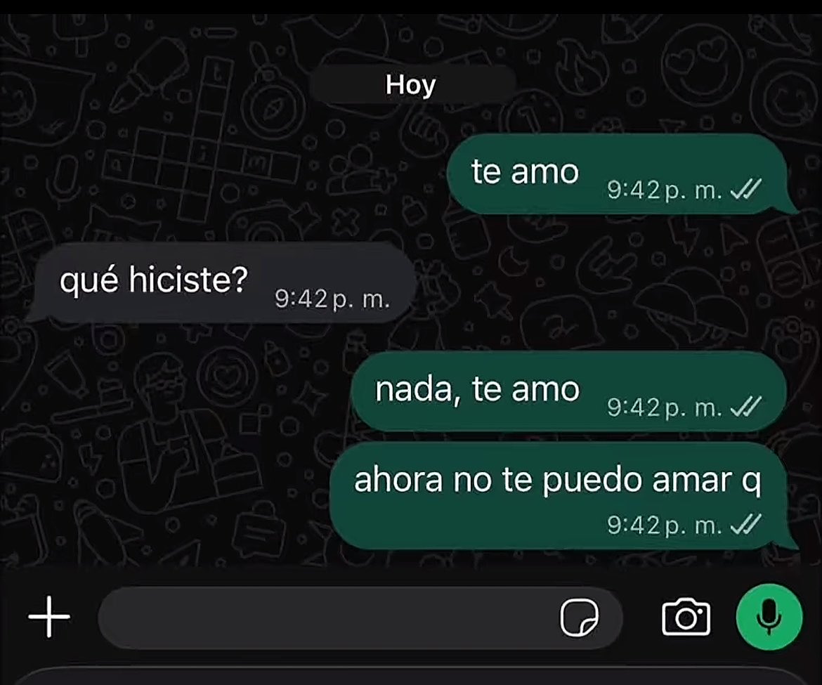 nickiixs's tweet photo. ya uno no puede amar en paz:( https://t.co/PDHetVClZh