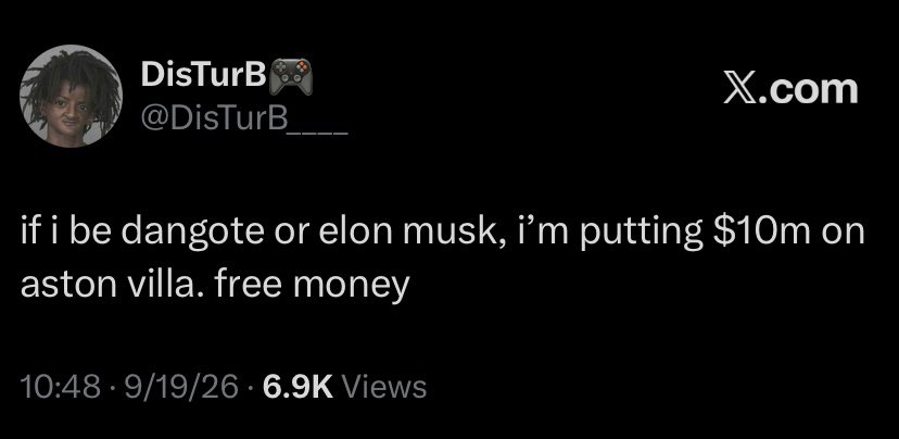 DisTurB____'s tweet photo. dangote odds 😂😂😂 https://t.co/phxXLknt19