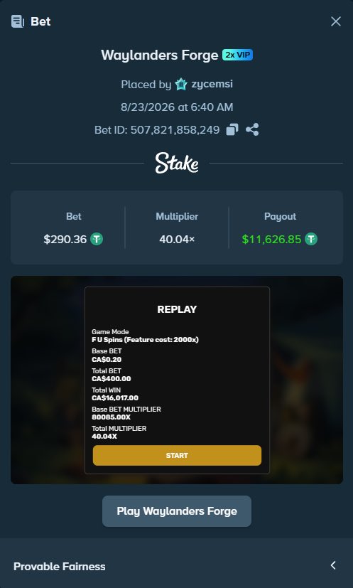 Zycerino's tweet photo. Only on @Stake 🎲

Day 19 of manifesting a double on my Max Wins on @ValkyrieXStudio 🔥

If any of these get blessed, I’ll turn it into a $2,000 giveaway for the community 💙

At this point, you probably already know what my favorite slot is 😆

Big respect to the team for constantly dropping heat. Excited to see what’s next 👀
@ProdigyDDK @KrasniqiYoung @AgassiDaniel