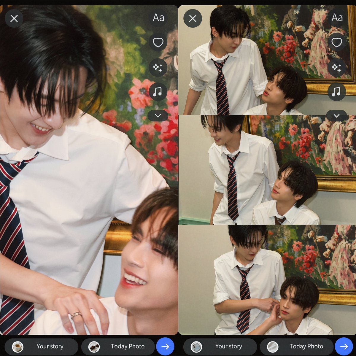 kerdomundi's tweet photo. เลิกเรียนแล้วน้องปอฉองกะพี่ปอฉี่ ช่วงสอบแบบนี้พี่ยิวจินกะน้องแป้ดจิได้คะแนนเต็มเกือบทุกวิชาครับมาเทอร์ ติดแค่วิชาคณิต เพราะคิดเลขแล้วผิด  มัวแต่คิดถึงกันอย่างเดียวอืมมม😌
#ryujinpatji https://t.co/bfAgXpi6AL