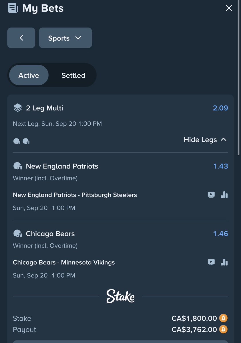 palabetz's tweet photo. $2000 on this NFL parlay…

There’s 0 chance this loses.

If this hits I’m tipping ppl 👇 https://t.co/mH63LFAY4A
