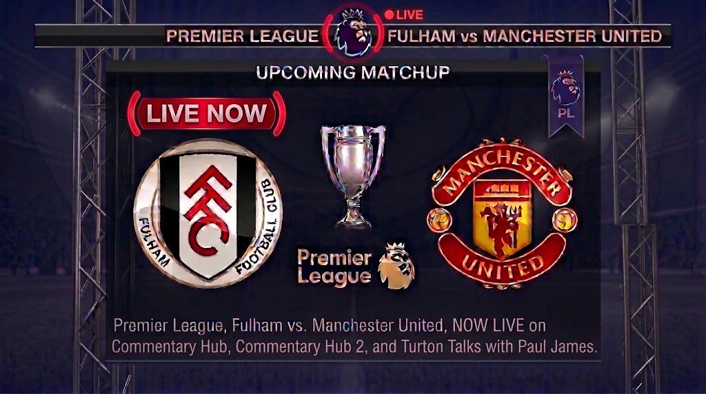 CommentaryLive1's tweet photo. Join @pauljames1611 live now for coverage of Fulham vs Manchester United. https://t.co/AcqCUuldvE https://t.co/FtlLUzePBV