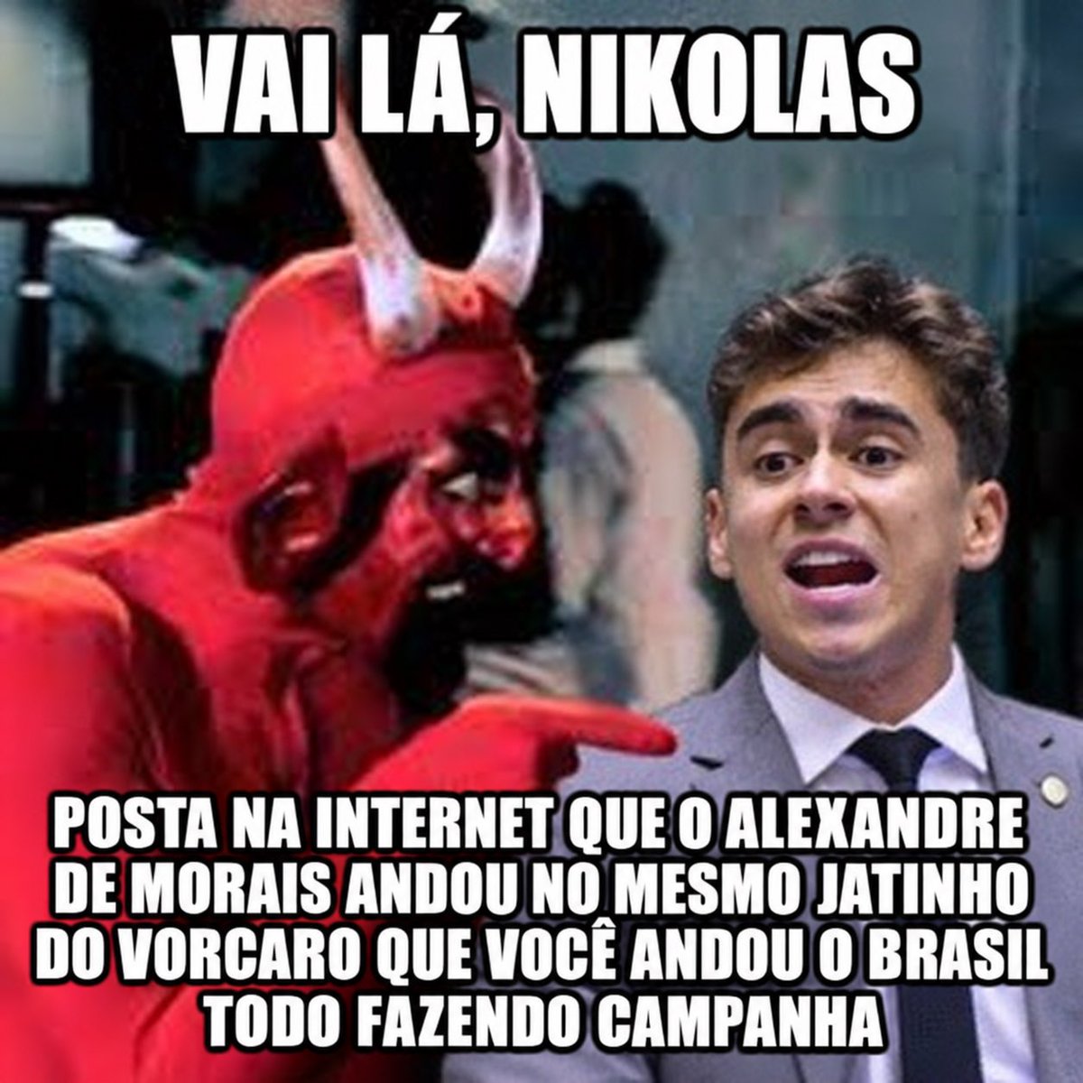 RezendeRe57633's tweet photo. @nikolas_dm Postar o que hipócrita que o Alexandre de Morais andou no mesmo jatinho que vc fez toda a sua campanha! Toma vergonha na sua cara. https://t.co/iyyg5NAZuR