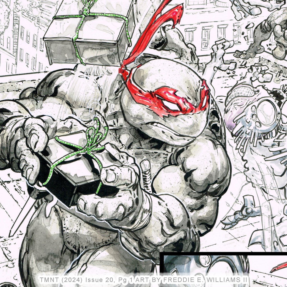 Freddieart's tweet photo. My art from the Teenage Mutant Ninja Turtles issue 20, page 01 from @idwpublishing

PLEASE Like/Comment/Follow for more art! :)
Original art available on https://t.co/VqX8iPP5ps https://t.co/VwnDXvRQwe https://t.co/7LdYS7B1rn