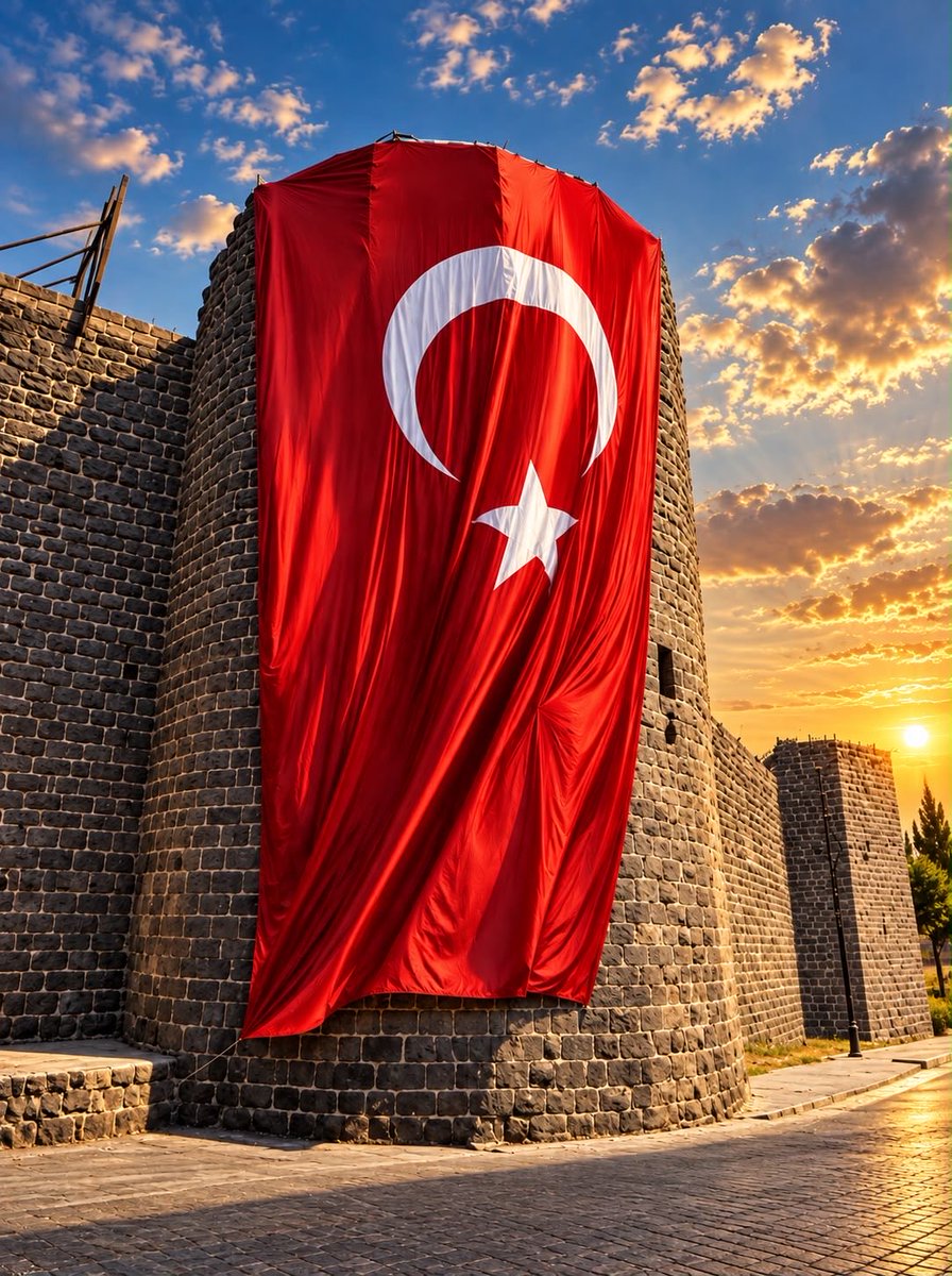 tevfikyamanturk's tweet photo. 4 Mayıs 1085 tarihinde Selçuklu Hükümdarı Melikşah tarafından alınan kadim Türk şehri Diyarbakır’dayım.

Dudaklarımda Diyarbakırlı Türkçü Ziya Gökalp’ın mısraları: “Vatan ne Türkiye’dir Türklere ne Türkistan;
Vatan, büyük ve müebbet bir ülkedir: Turan.”  Arkamda, Balkanlardan Çin Seddi’ne Türk coğrafyası ve Türk milleti.

Gel de “Ne mutlu Türk’üm diyene!” deme. 🇹🇷