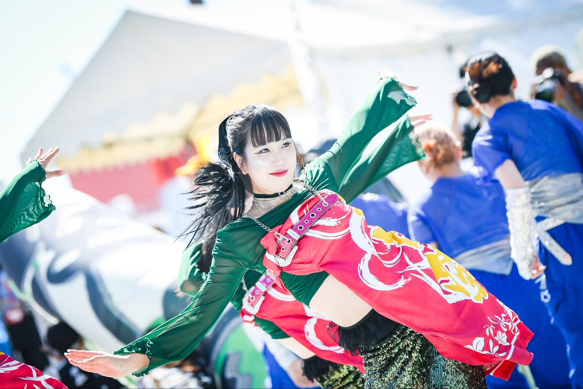 Yuko_19981005's tweet photo. こいや祭りにて、絆百祭を引退しました。

アツく、がむしゃらでかっこいい大人たちに囲まれて、幸せな4年間でした。

今後よさこいを続けるかは未定ですが、
第二のよさこい人生に悔いなしです！

本当に、お世話になりました！！ https://t.co/ywNTB1nqwq