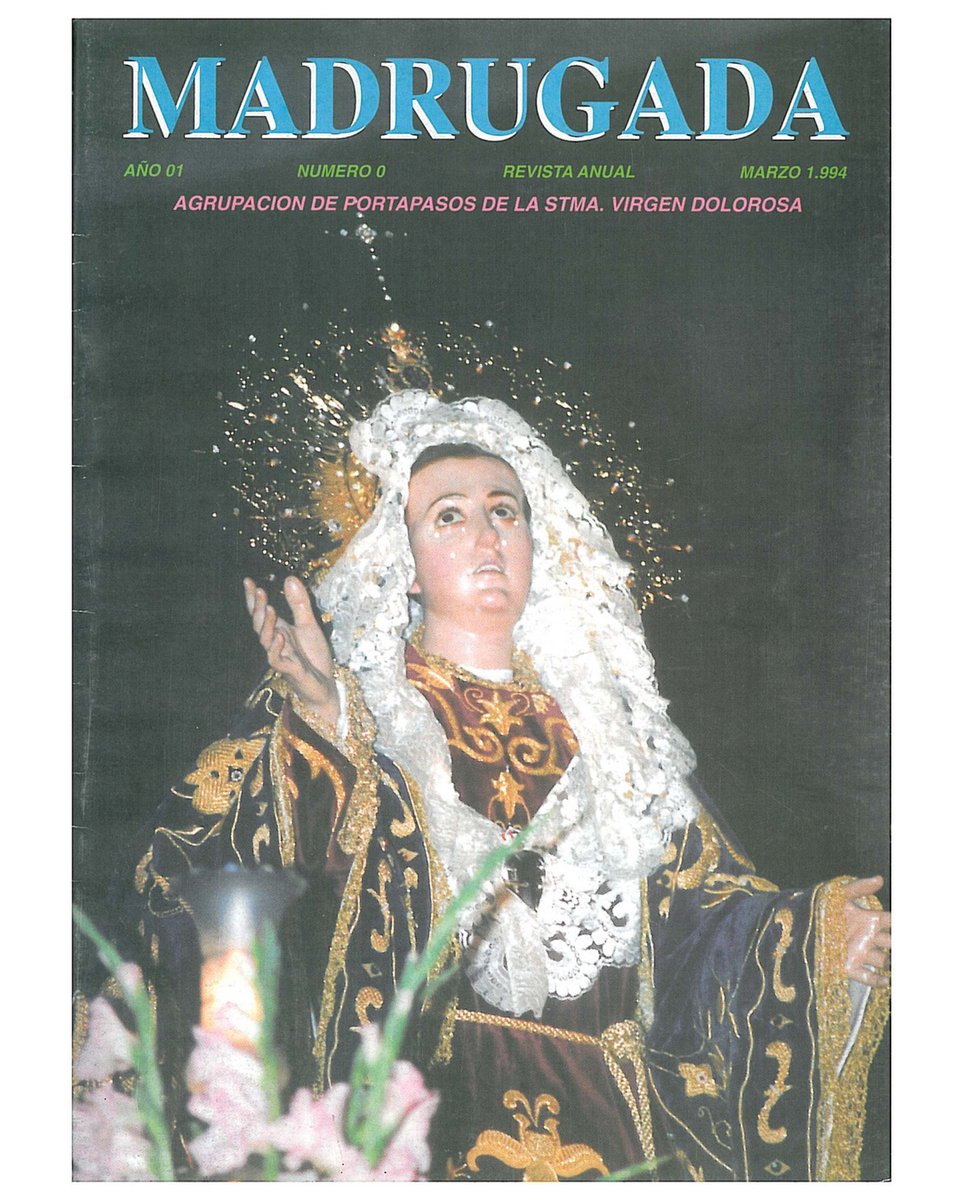Ppdolorosa_'s tweet photo. Madrugada: nuestra historia también se lee.

Dos portadas, una memoria compartida: el «Número 0» de marzo de 1994 y la edición de 2025.

Consulta las revistas:
https://t.co/8gsxkFbq49

#revistamadrugada #marrajos #virgendolorosa #lapequeñica #semanasantacartagena https://t.co/FaUWgxz6oe