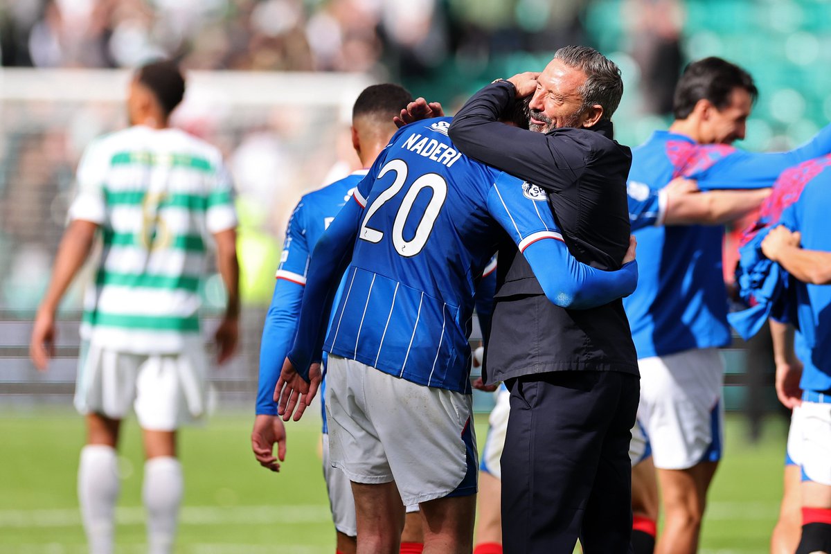 RangersFC's tweet photo. Gaffer 💙 Naderi https://t.co/2tjIRqj3mU
