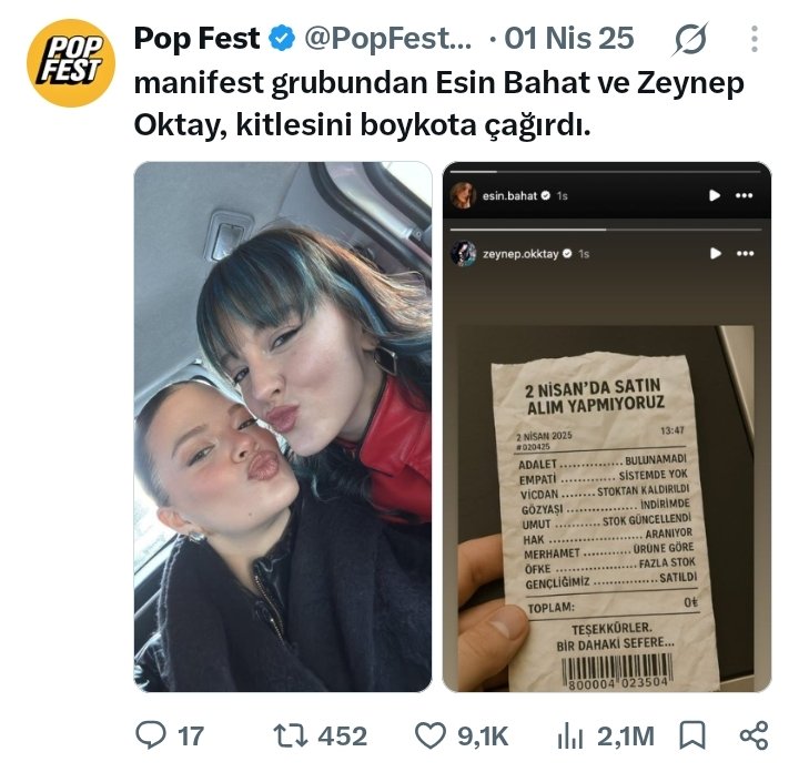 enkazsel's tweet photo. Grup yeni çıkmasına rağmen korkmadan kitesini boykota çağıran manifest

Akp ye yaranmak için sırf akp bunlara dokunmasın diye konserlerinde filistin bayrağı açan kıraş

Biz manifestten devam güzel kızlarım❤️ https://t.co/lH9vHWy0p5