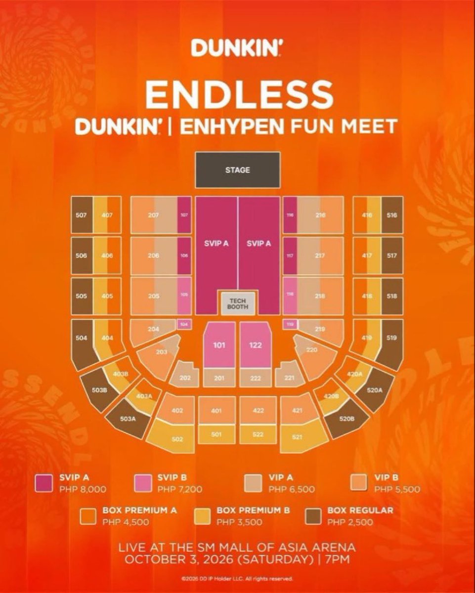 Tashaono's tweet photo. WTS
ENDLESS DUNKIN' ENHYPEN Fun Meet

🌟SVIP A - 4x
🌟VIP - 3x
🌟BOX PREMIUM - 3x

Foreigners can buy also 

DM po📥
#DunkinPH_ENDLESS #ENDLESSFunMeet #ENHYPEN https://t.co/il75bvDNMS