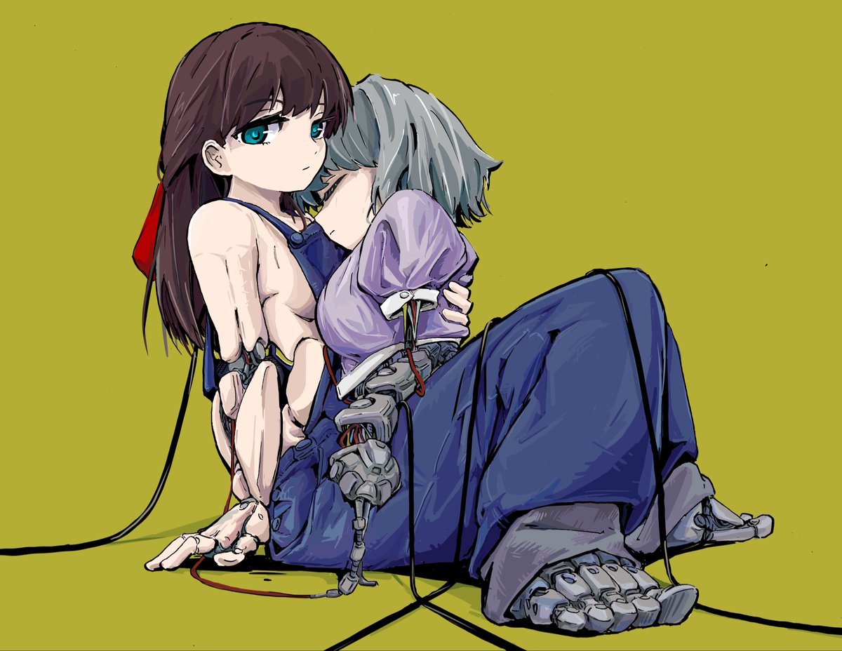 tote_tutei's tweet photo. #5連休は掘り出し作家大収穫祭 
壊れたアンドロイドをよく描いてます https://t.co/tjqqDERcJ5