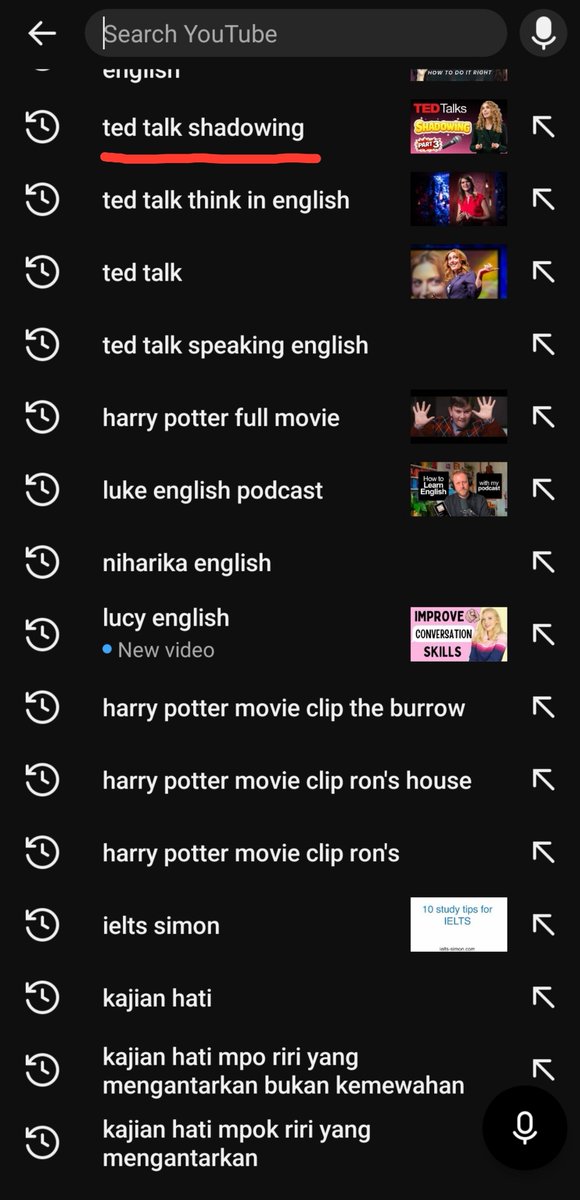 hermionyyye's tweet photo. CARANYA KLEN KETIK SAJA DI YOUTUBE "TED TALK SHADOWING" 

Nanti muncul semua tuh video2 buat latian SHADOWING! Coba deh guys!💯🙌 https://t.co/tIb5EXgIVm