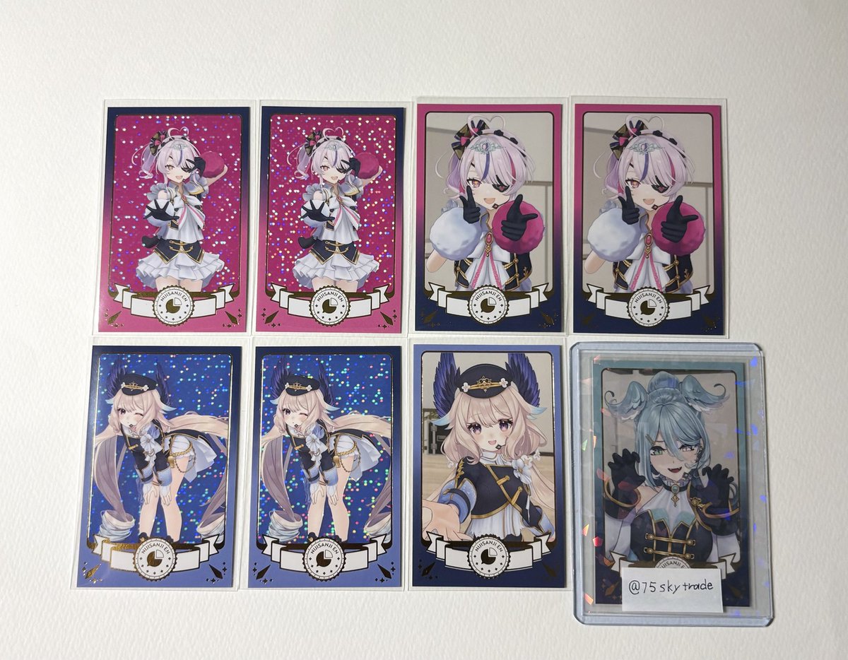 75skytrade's tweet photo. 【交換】 にじさんじ 共通衣装3Dグッズ Bグループ vol.5 チェキ

譲：画像1枚目
求：画像2枚目

郵送/お手渡しどちらでも○
リトリンごご一読ください！
お気軽にお声掛けください！ https://t.co/ygDwAfm9Rh