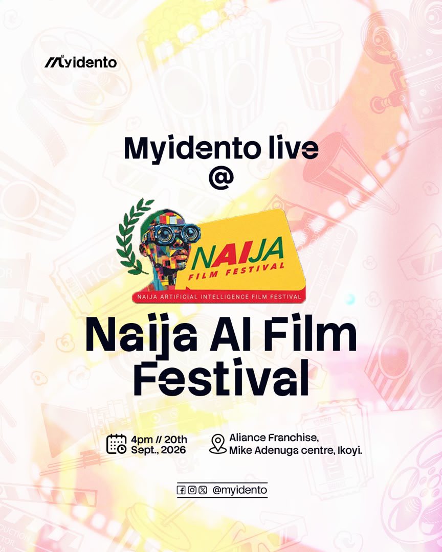 myidento's tweet photo. AI Creativity Networking
MyIdento is live at NAIFF AI_FRICA!
We're connecting with creators, founders, tech professionals & innovators shaping the future.
📍 Alliance Française, Ikoyi
🗓️ Sept 20 | 4PM
At NAIFF? come find us.
#MyIdento #NAIFF #AIFRICA #AI #Networking #TechNigeria https://t.co/JyCfX79BBV