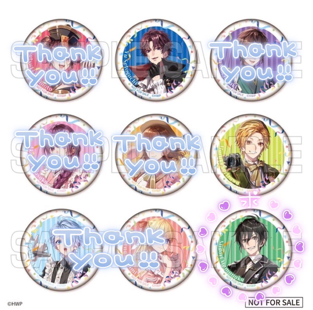 Yunapi__0's tweet photo. 〖交換・仮約束〗HoneyWorks ハ��ワ ウエハース 缶バッジ

譲）画像参照

求）翠

アニメイト通販にて2BOX予約済み
お気軽にお声掛けください🙌🏻 https://t.co/a9ADH1zNX7