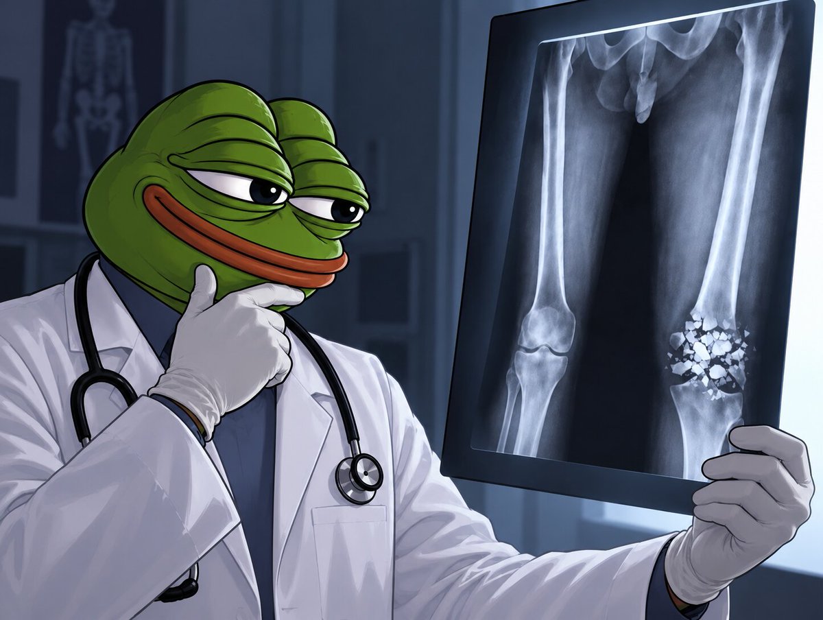 Sant0s_eth's tweet photo. Had a patient come in today… knee completely shattered. 

I think it’s one of us. Can you guess who it is? https://t.co/xrZ0BpZb78