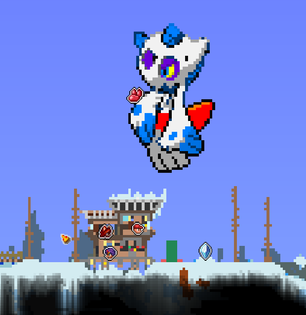 ScorbunnyA18099's tweet photo. Das profundas cavernas gélidas até os picos das montanhas sob nevascas eternas, Froslass, a personificação do inverno espiritual, Froslass apareceu em Terraria

Pixel art para: @acervofroslass (porfavor não me transforme em gelo) https://t.co/CTU7TwvjpG