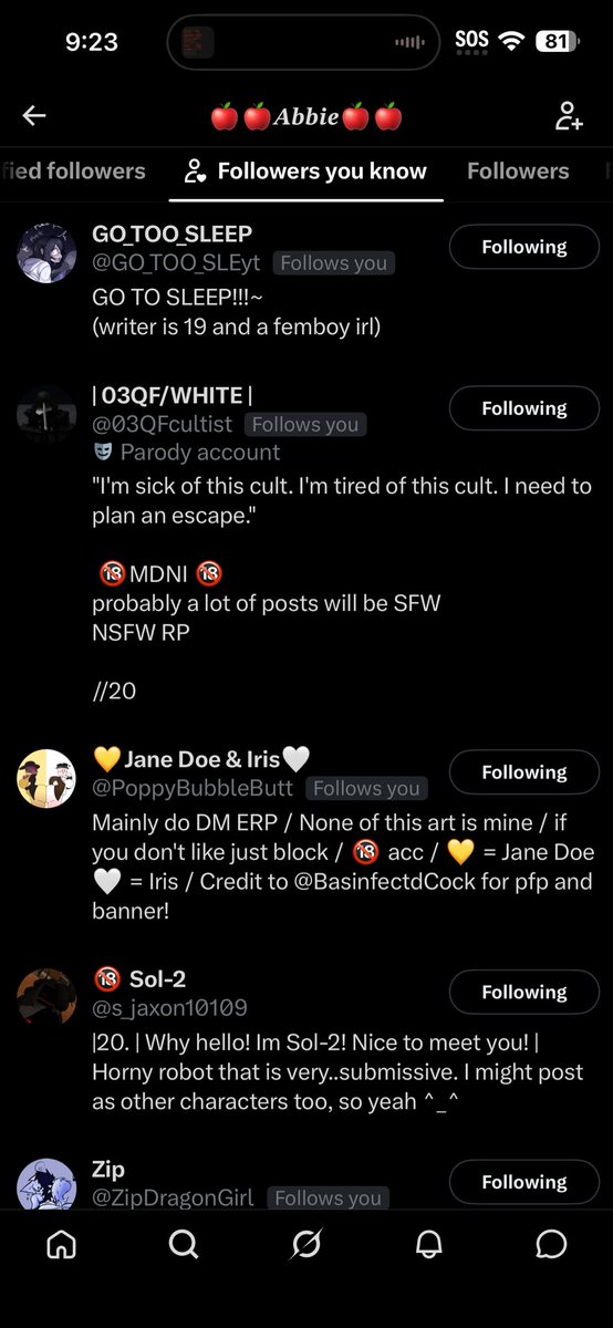 _Betrayed1x_'s tweet photo. @silencedcomedy And perhaps I need to block a few of my moots too. https://t.co/nbbpmd2d2m