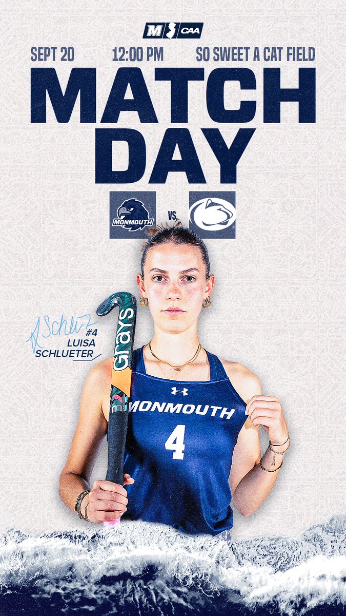 MonmouthFH's tweet photo. GAME DAY.
🆚 @PennStateFH
⏰ 12PM
📍 So Sweet A Cat Field
📺 @FloCollege
#FlyHawks
#aShoreThing 🌊 https://t.co/oEZKFFcFeL