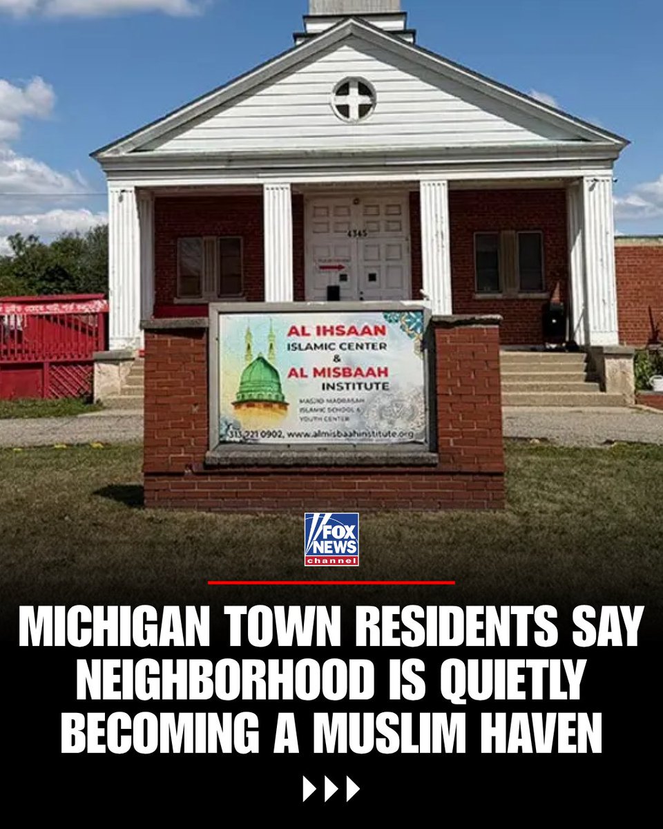 FoxNews's tweet photo. Working-class residents in Warren, Michigan, say their town is becoming a Muslim haven.

Some residents say weekly Muslim prayers and holidays have brought traffic chaos, parking disputes, and noise to their neighborhood. They also accuse city officials of failing to address their concerns, while the city and police dispute several of their claims.

Hear directly from Warren residents about what they say is changing in their town below: