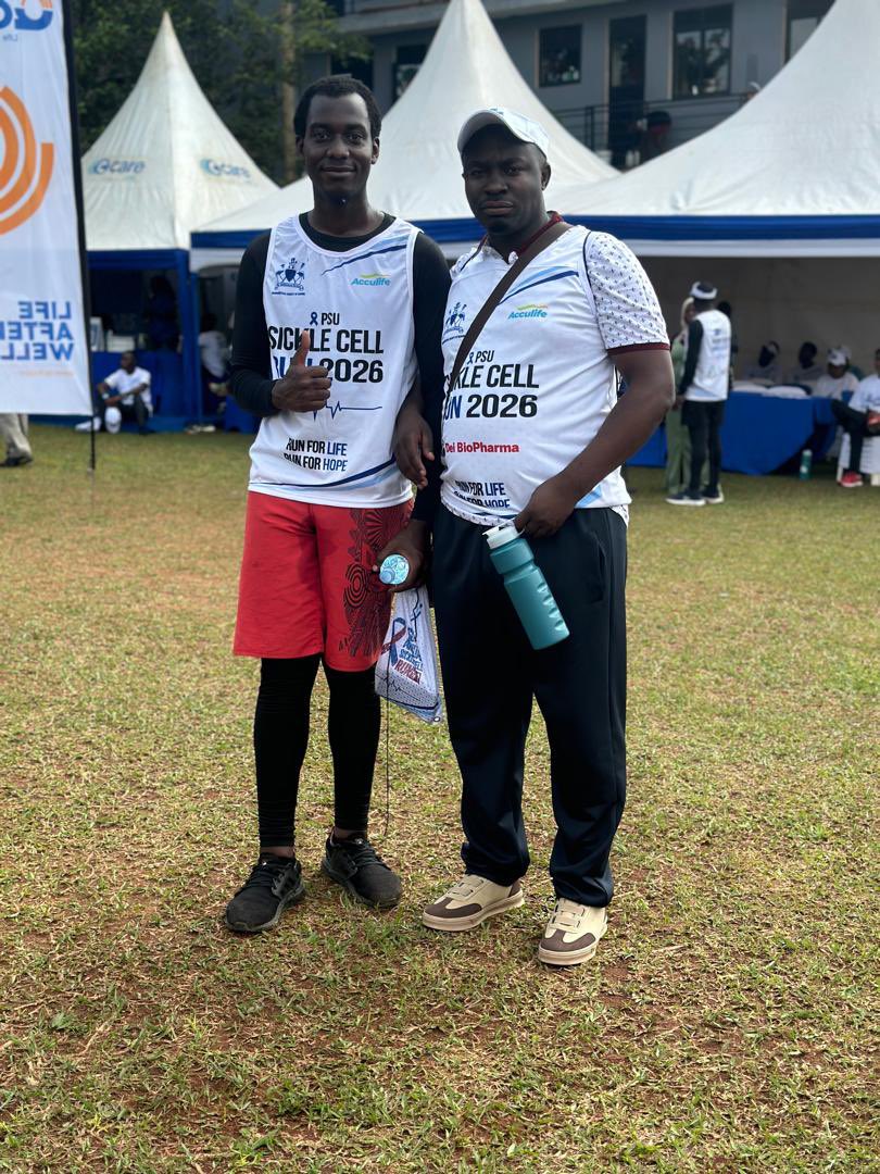 RycKatugume's tweet photo. Joined @PharmacistsUg for the #SickleCellRun2026 this morning. Every step for a future where we manage sickle cell better from better access, better care to better awareness. https://t.co/4OdOm5AKiO