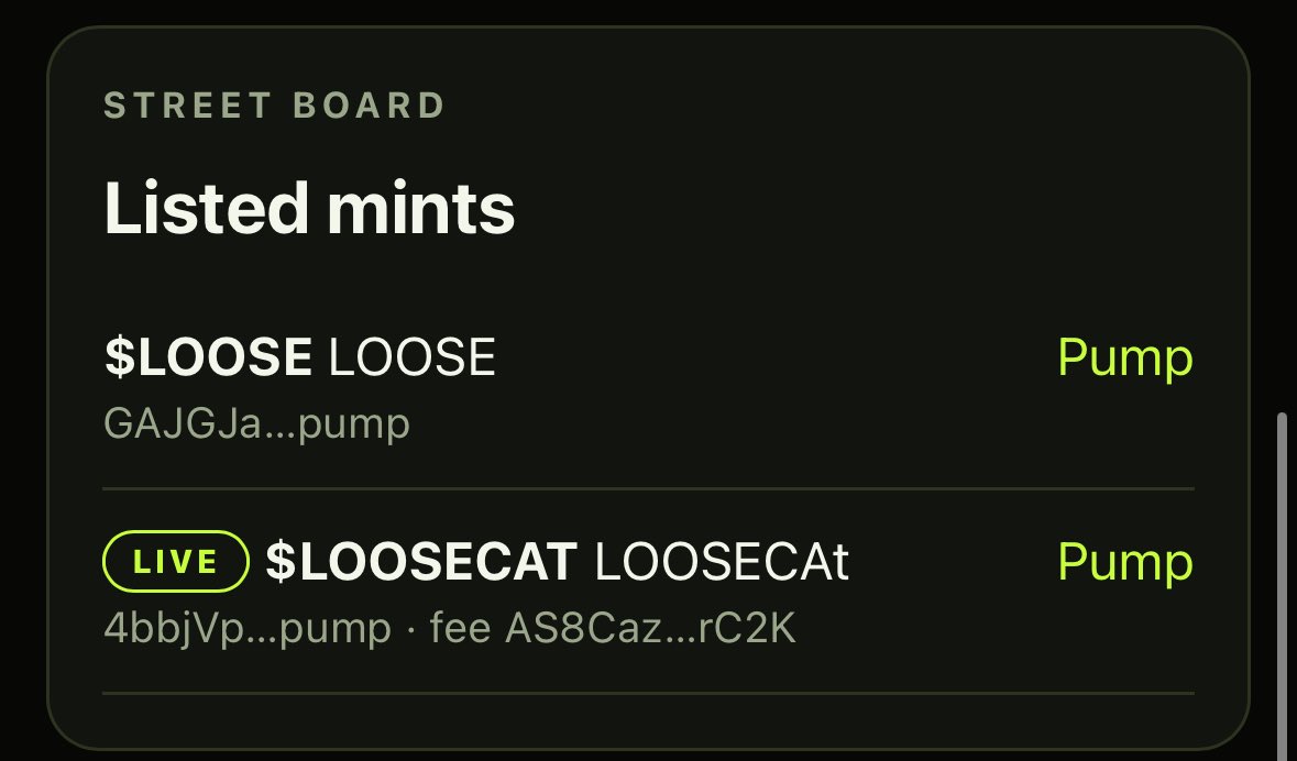 LOOSESOL's tweet photo. $LOOSE is a free launch desk.

apply on the site.
no wallet connect.
no SOL to the page.
we deploy on Pump.
you get 40% of creator fees we receive.

first launch already live: $LOOSECAT

site: https://t.co/grvFqEoCyn
$LOOSE: GAJGJaNEbvZLaed2P8JvqSKCWmUE6hxWzMd8RHGipump https://t.co/7DwIOWinfY