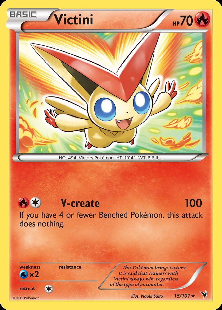 pokedigs's tweet photo. Victini. Noble Victories Full Art 98/101, Plasma Storm EX Full Art 131/135, BW32 promo, Noble Victories 15. 2011–2012. https://t.co/n49wZ26dLv