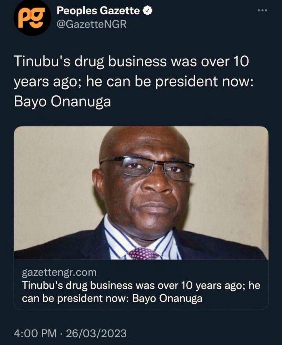 firstladyship's tweet photo. It is now abundantly obvious that he won't be coming to New York. Local champions would have received a royal welcome; indeed, it would have been unprecedented. They got wind of it & decided he shouldn’t come. American media & some overzealous Nigerians are camped out in hotels, waiting for him to show up to the party.

As you know, he is very shy, but he is also a fine artist who would have received the biggest surprise of his entire Chicago artistry. The wawulence would have been televised.

General Debate starts from September 22. As with everything wrong in Nigeria, the Nigerian delegation will proceed without its captain.

For now, Pablo will live to fight another day. Kashim, the son of Shettima, will deputize for him once more. Biden really goofed; he opened the gates in 2023. But not this time—Trump isn’t smiling, the stakes could not be higher. 😂