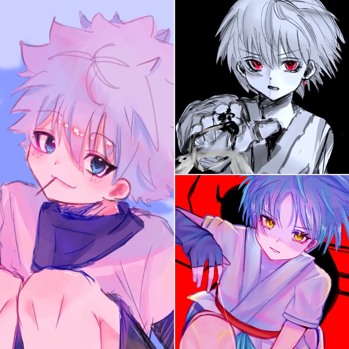 maronn829756's tweet photo. h×hメインでお絵描きしてます🥰✨たくさんお話ししてくださると嬉しいです🎶

RP中心で全反応気になった方無言フォローでお迎えします💕
片思い3日でお願いします🙇‍♀️

#ハンターハンター絵描きさんと繋がりたい
#ハンターハンター好きさんと繋がりたい https://t.co/dLapmXsje8