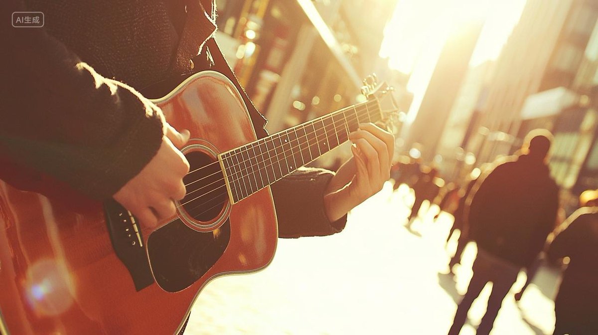 AnangtioS's tweet photo. [Lost in the rhythm of a sunset acoustic set��this melody hits different when the sky’s painted pink and the crowd’s singing along. Pure magic]， https://t.co/k2LOOFPPYk