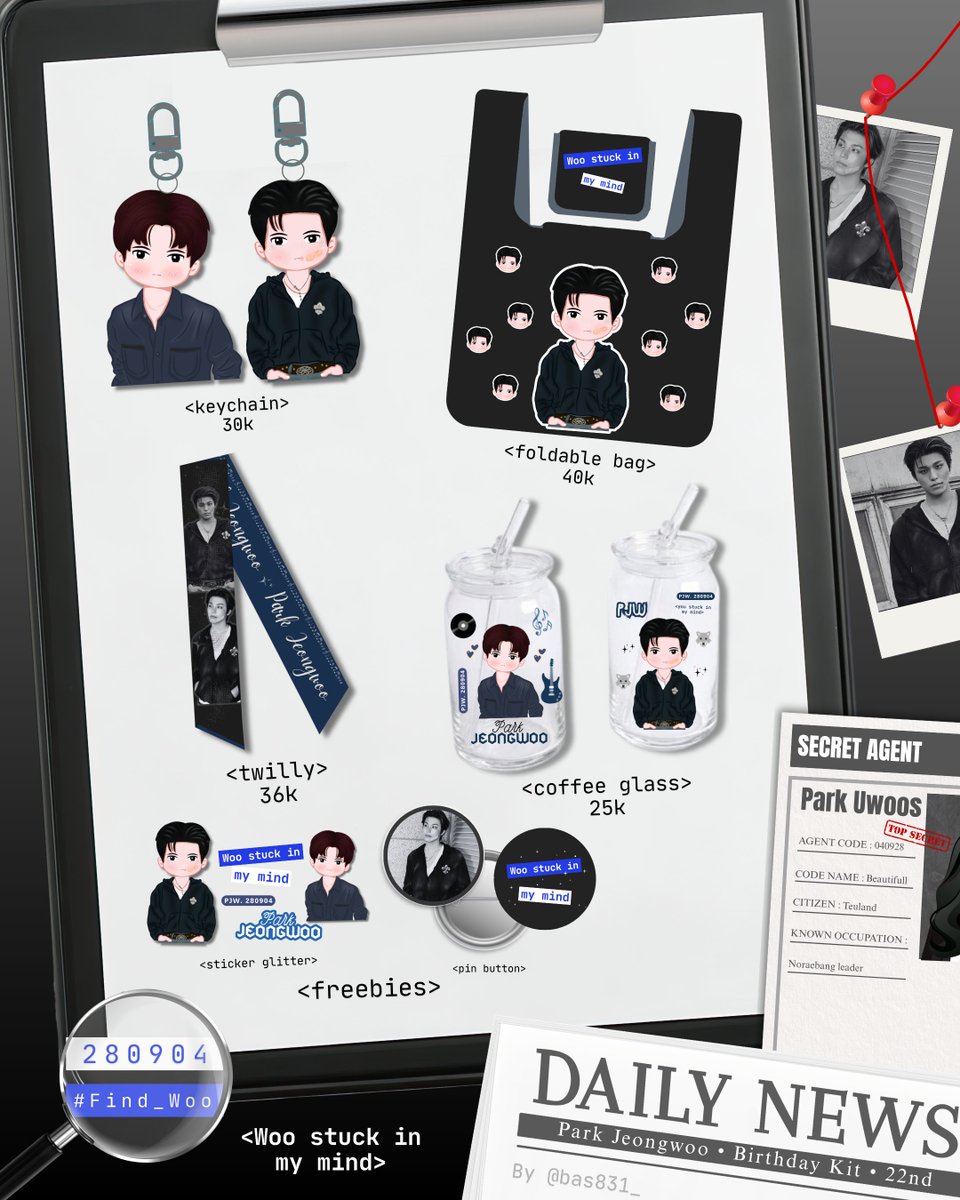 bas831_'s tweet photo. ✧Interest check - Like &amp; rt are appreciated✧

 ❥ PARK JEONGWOO BIRTHDAY KIT

Hello, i will open pre-order very soon, drop ur pretty @ if interested 
Thank youuuu♡´･ᴗ･`♡ https://t.co/RKG8p0rlLZ