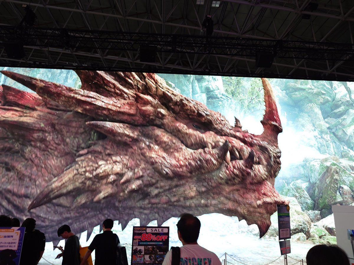 _BANSHEE__'s tweet photo. TGS2026行ってきた
ガンダムの新作ゲームとこれからのモンハンが楽しみ https://t.co/iliKk3d1fW