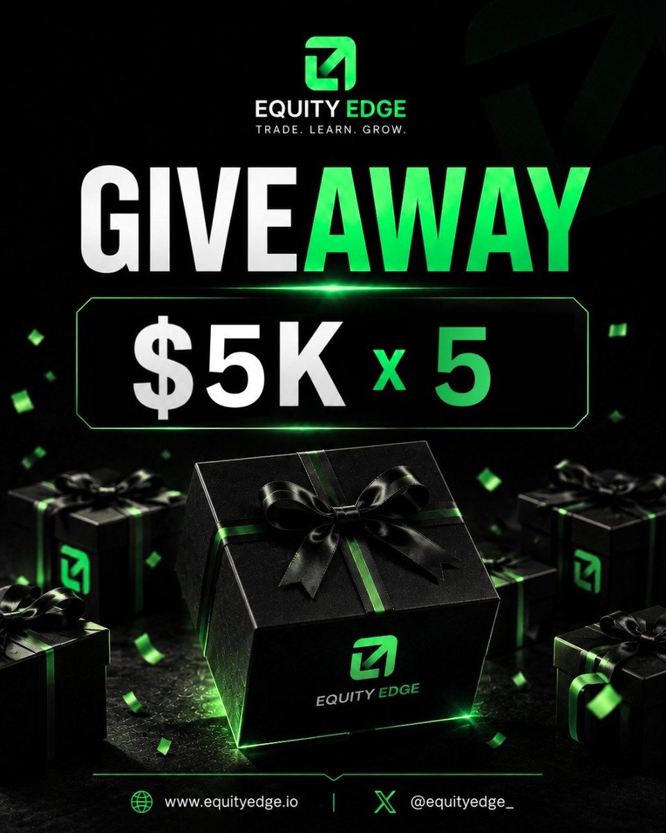 thisMVP's tweet photo. 🎁 $25,000 Equity Edge Account Giveaway! 🚨

5x $5,000 for 5 people

How to enter:

1️⃣ Follow @thisMVP @Danieltrades @berkayglife @EquityEdgeUK 

2️⃣ Like &amp; Retweet this post

3️⃣ Pick a number 1–100 🎯

⏳ winners in 72 HOURS https://t.co/klDcpyKwuF