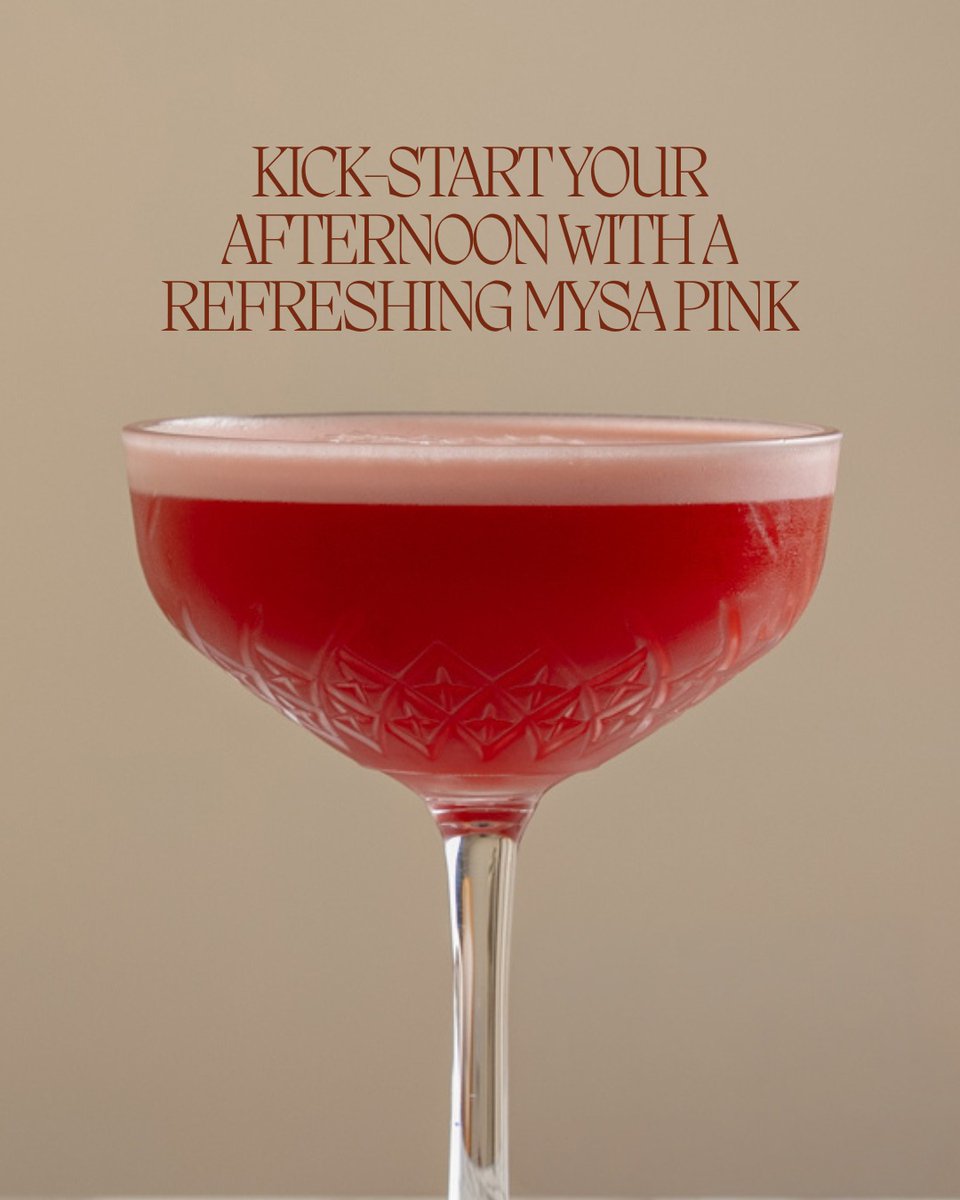 KrystalReezq's tweet photo. Some afternoons deserve more than just a drink. Meet Mysa Pink—beautifully balanced, refreshingly smooth, and crafted to turn an ordinary moment into something worth savouring. Whether catching up with friends or easing into the evening, come a https://t.co/NrtJJUF3eP