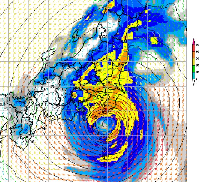 daisukehourai's tweet photo. 9/20午後10時[台風25号情報]
予想進路/雨雲予想21日正午/午後6時/大雨情報

関東はすでに大雨ですが
明日さらにひどくなります
時間が経つごとにひどくなります

連休中に萎える情報ですが
これを見たら
必ず他の最新の台風情報をみて
どれほどの危機感か自分で考えて
行動することをおすすめします https://t.co/kct0mi2sGF