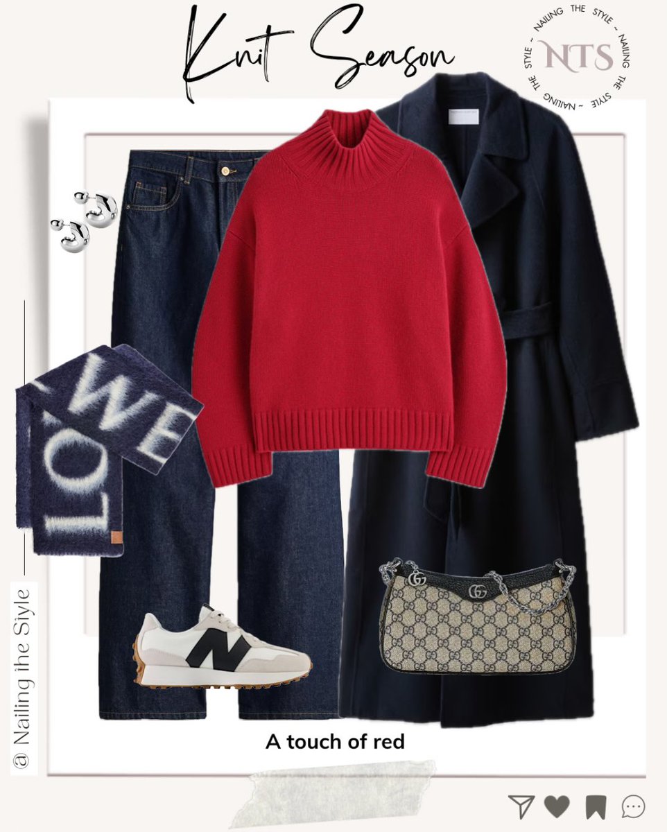 VivanBlackhah's tweet photo. A touch of red: simple, striking, and instantly elevates a cold-weather palette. What’s your favourite look? Share your thoughts in the comments and pass these styling tips on to friends. Available items and alternatives are linked in the December https://t.co/KAjdbVL3ER