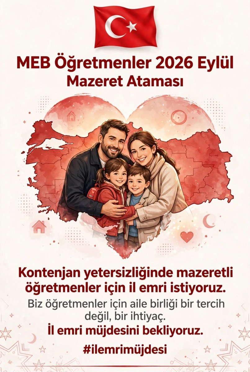 Zeliha0706's tweet photo. Sayın Emine Erdoğan,

Bir annenin ve eşin ailesinden ayrı kalmasının ne kadar zor olduğunu sizden daha iyi kim anlayabilir?

Öğretmen aileleri için sizden destek bekliyoruz.
Lütfen sesimizi Cumhurbaşkanımıza ulaştırın.
3 yıldır evlatlarımıza hasret yaşıyoruz. Allah rızası için sesimizi duyurun. 
Bu yürek yangınının bitmesine Vesile olun.

@EmineErdogan @RTErdogan
#ilemrimüjdesi #ilemrimüjdesi @nowhaber @trthaber @cnnturk @anadoluajansi @halktvcomtr @Haberturk @HaberturkTV