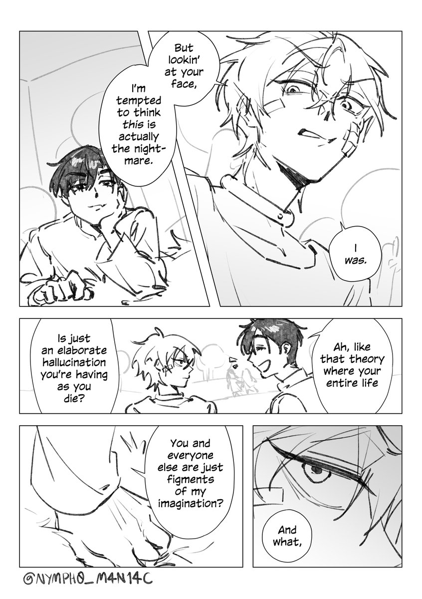 NYMPH0_M4N14C's tweet photo. dreaming, read right to left
based on a conversation I once had with this person
#ALNST #ivantill https://t.co/aQP083yRjZ