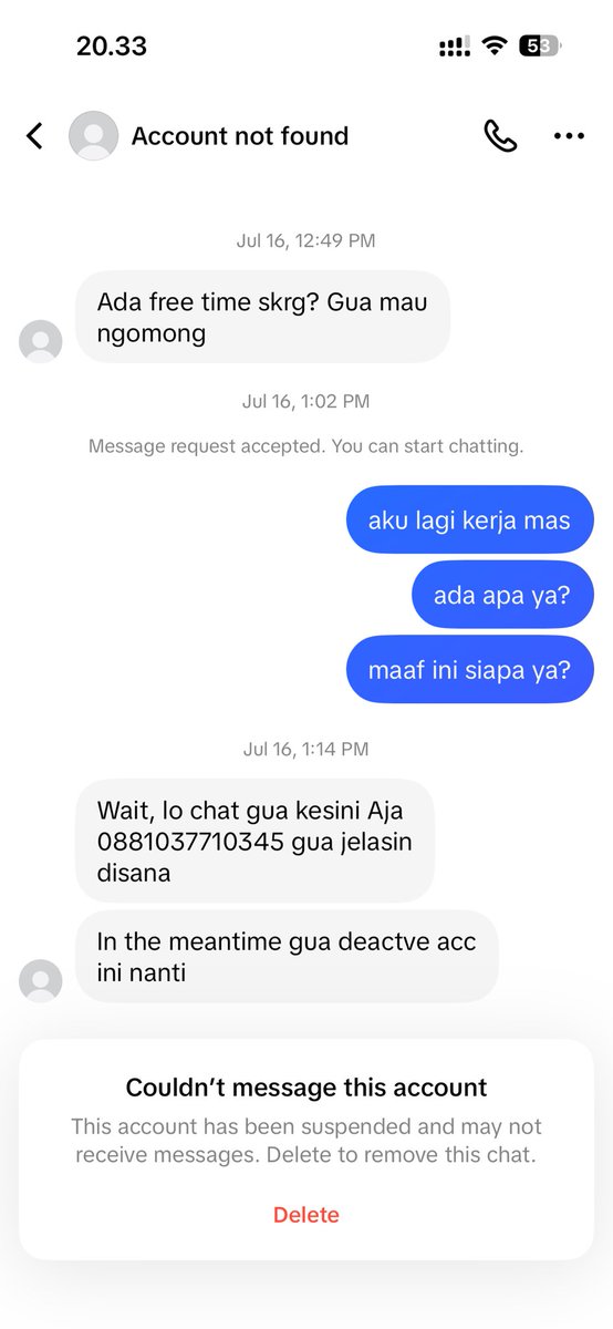 tititavatar's tweet photo. @euforiss sumpah dulu pernah kena 😭 mana yg dia omongin di wa mengancam banget lagi
bodohnya aku 🥲 https://t.co/kxZw6if6qS