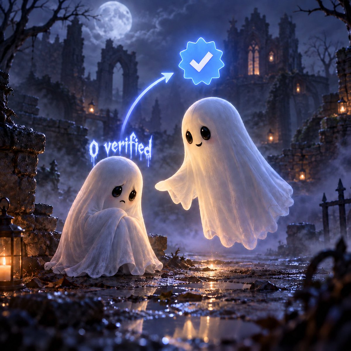 ngochoa2k2's tweet photo. 0 verified ?? 

don’t lose hope 

ghosts here will always be by your side. 👻 https://t.co/kQp5gpOMT4