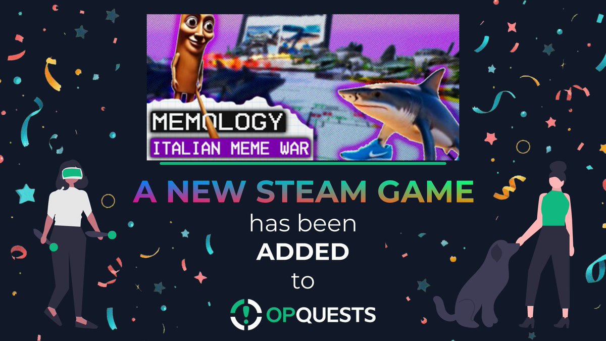 opquests's tweet photo. We just added MEMOLOGY: ITALIAN MEME WAR on https://t.co/M4pqe2YQPw💚￼

￼✅Make sure to #claim it for free before it runs out!

￼✅Follow us to receive #updates on when we add the next batch of #free #Steam #games!

￼ 🎁https://t.co/M4pqe2YQPw🎁

 #giveaway #giveaways #freebies #QUEST #raffle #unity #UnrealEngine #GodotEngine #rpgmaker  #gamemaker #GODOT #indiedev  #gamedev  #indiegames  #indie #steamgames #Steamworks  #IndieGameDev