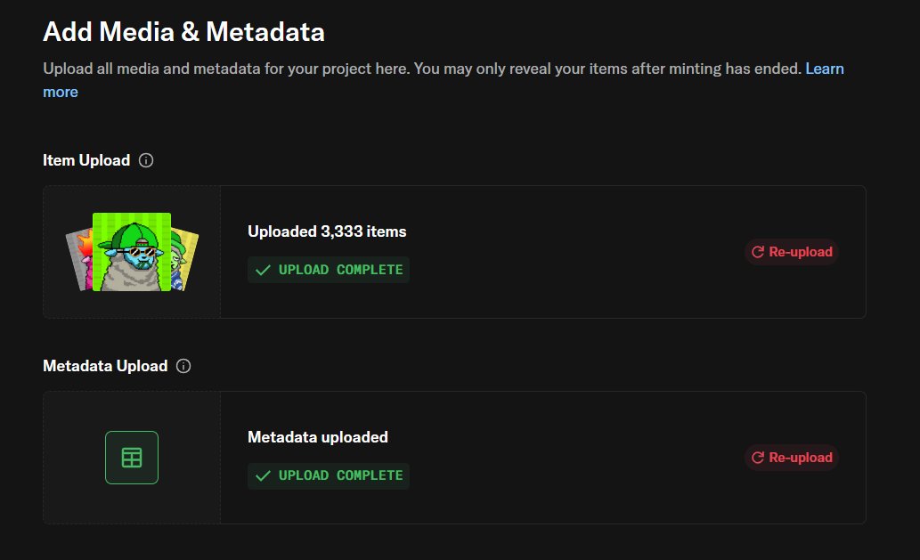 OVINEGENESIS's tweet photo. The metadata is already uploaded and ready to go.

Once we mint out, the reveal will happen within a few hours.

Then we move straight to the next step. 👀 https://t.co/rw4VRrznO4