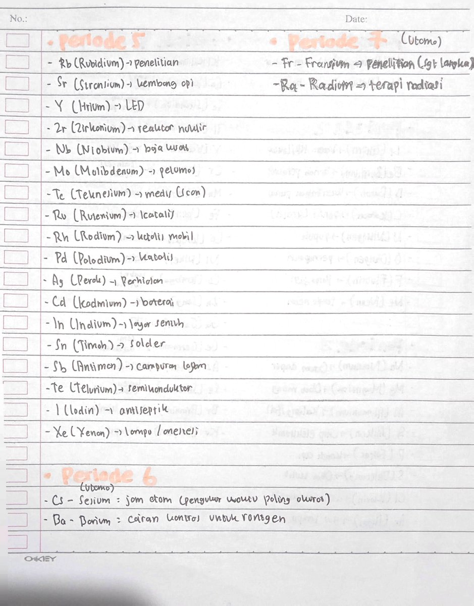 yoonpavv's tweet photo. Unsur-unsur kimia yang mungkin akan muncul di subtest lbi tryout atau utbk (?) correct me if im wrong ya 🤍📝 https://t.co/a6H9YRi3fz