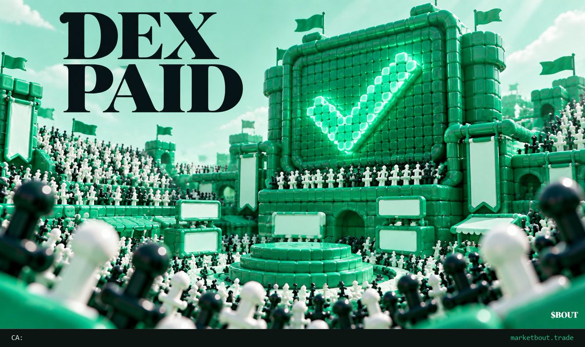 PonsMarketBout's tweet photo. $BOUT

DEX Screener is paid and confirmed.

▸ One pair
▸ One address
▸ Check it against https://t.co/KiOoxBw3aL before you trade

@PonsMarketBout 

$BOUT on @ponsdotfamily

Ca:0x7a28d5de4f8b9f663813b658312c69c7a59d9759 https://t.co/jj267l2wdo