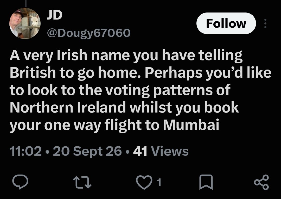 wreck_it_derek's tweet photo. This anti-Irish retard/british coloniser, tried to call me out for not being Irish by implying that my username isn't an Irish name... when it's literally "Tobey Maguire" written as Gaeilge... why are british people so confident in their stupidity? https://t.co/vSk2rAN87H