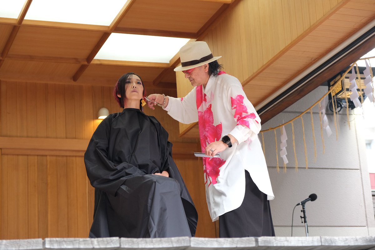 rumi_harada's tweet photo. 北海道神宮頓宮例祭で、ヘアショーのモデルをさせていただきました。
中々無い体験が出来ました。
ありがとうございました！ https://t.co/lZoCbihcYI