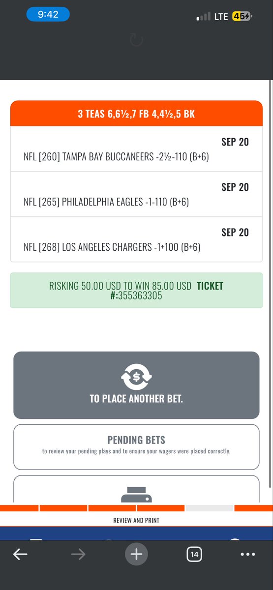 Taylorsterific's tweet photo. Taylor’s terrific teaser is back for another year of free money! Today we will go with 3 favs for an easy win!
Bucs -2.5 home over the hapless browns 
Eagles -1 at the pathetic titans 
Chargers -1 home over the raiders
🔒🔒🔒 https://t.co/0kfvModCSx