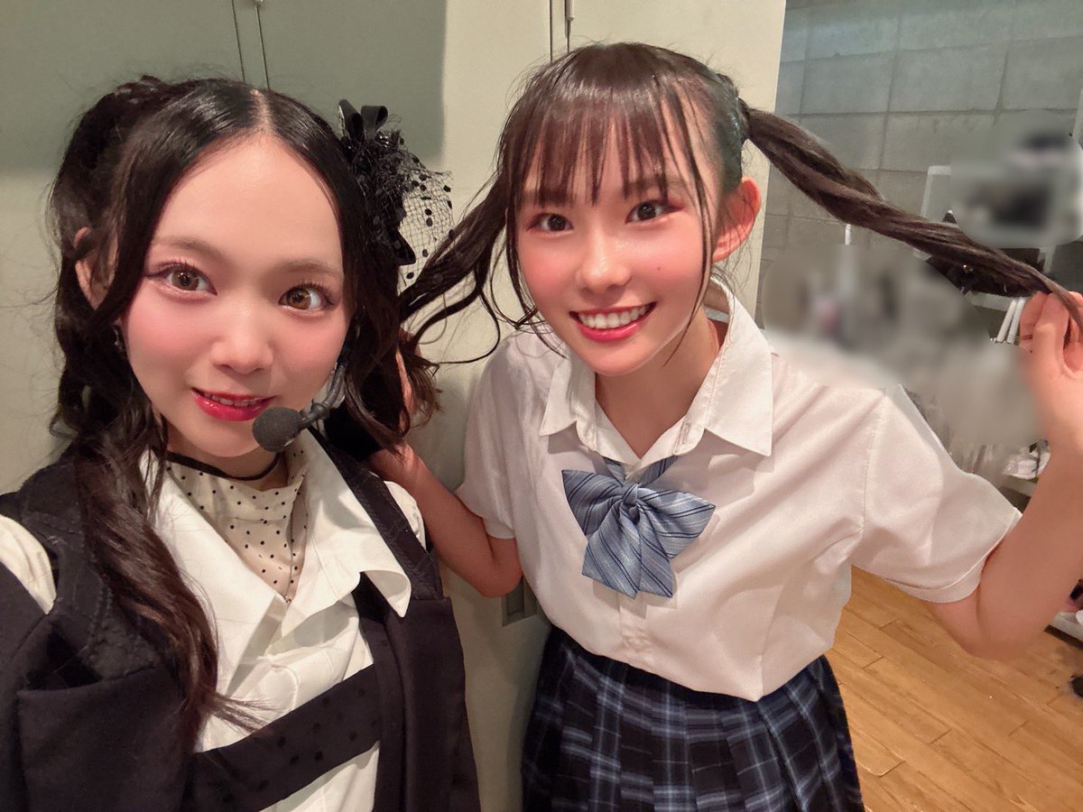 nmb48_kyoka's tweet photo. #無限大ノック公演　ありがとうございました！！

ゆうりとお揃いしたよーー！！
今日も楽しかったです☺️ https://t.co/B3rd3SXbtX